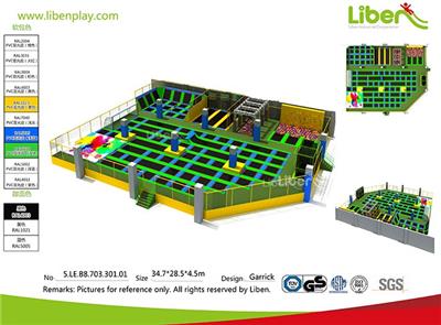 Open Jumping Indoor Trampoline Park